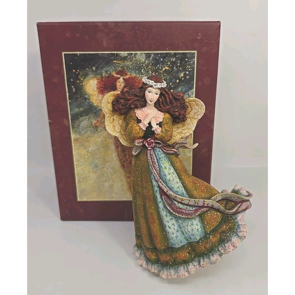 Lang & Wise Majestic Hope Angel Figurine 1st Edition Stewart Sherwood W Box U276